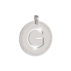 Pendente in Bronzo Lettera G Myworld Charm Rebecca Gioielli  