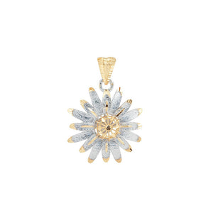Pendente in Oro Giallo e Bianco Fiore Spring Artlinea