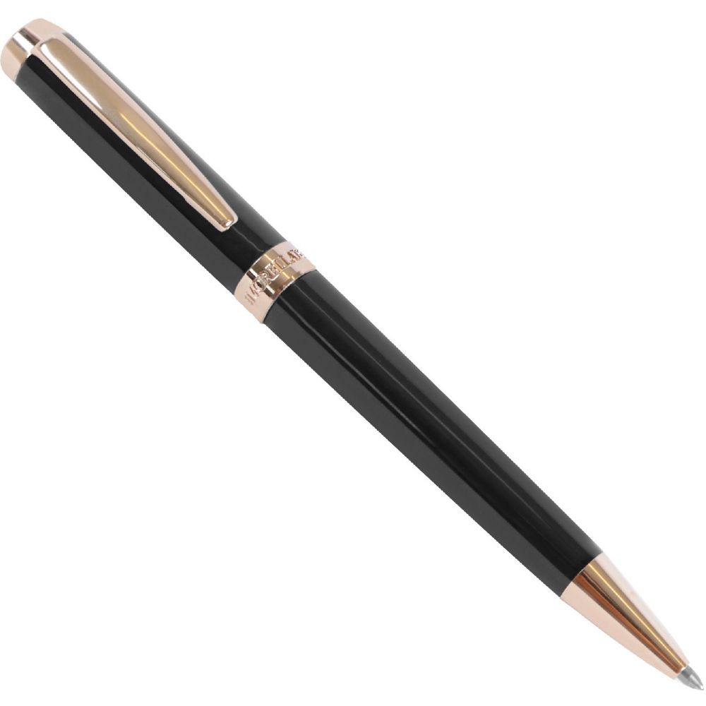 Penna a Sfera Rame Cromato Nero Morellato