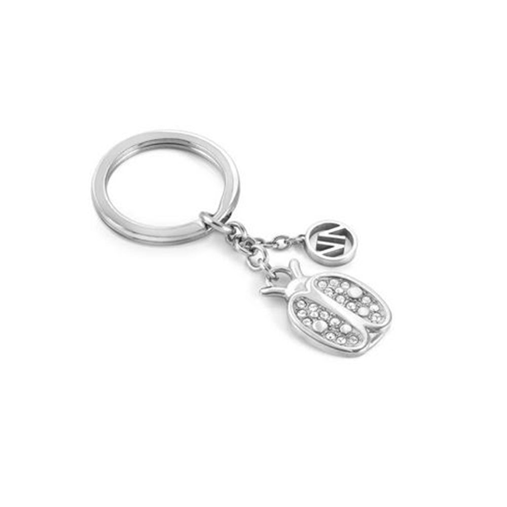 Portachiavi Donna Acciaio Keyrings Coccinella Nomination