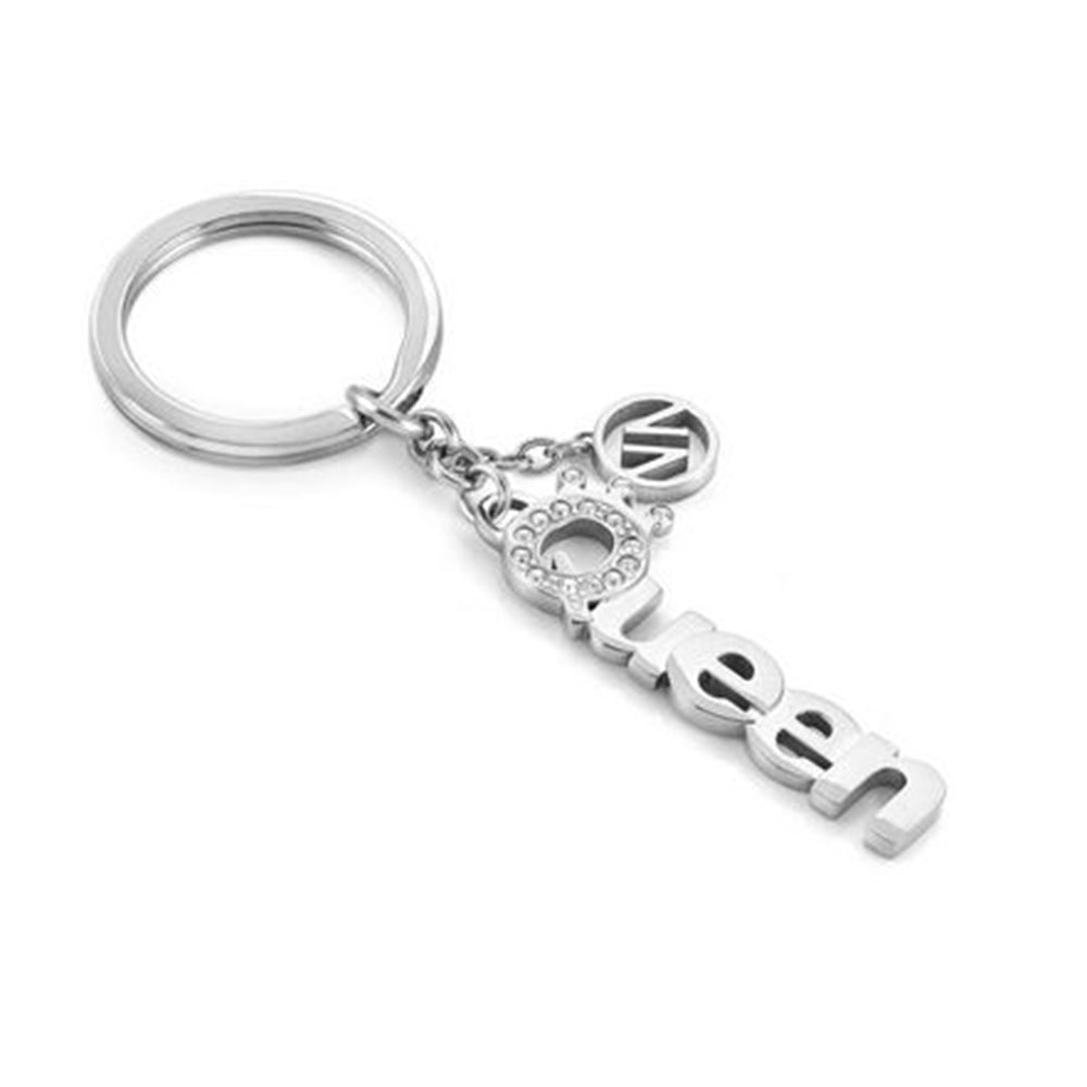Portachiavi Donna Acciaio Keyrings Queen Nomination