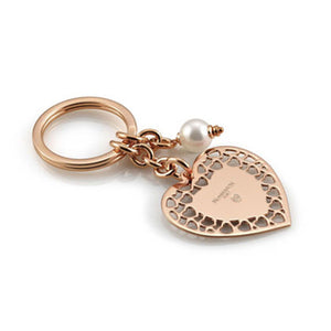 Portachiavi Donna Cuore con Perla Swarovski 131700/016 - Nomination  