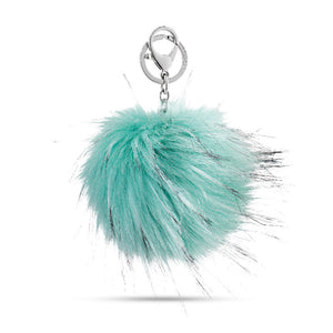 Portachiavi Donna Fake Rabbit Fur Azzurro SD8411 - Morellato