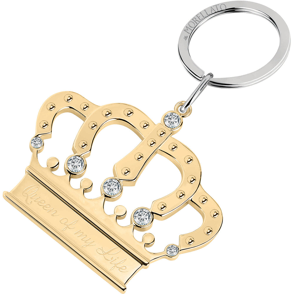 Portachiavi Donna Forever Corona pvd Oro Morellato