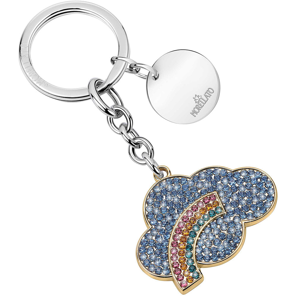 Portachiavi Donna Magic Arcobaleno con Cristalli Morellato
