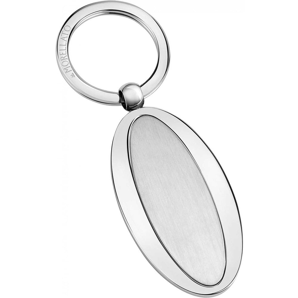 Portachiavi MORELLATO Prestige - Acciaio E Cuoio, Design Elegante Per Uomo - Foto 2