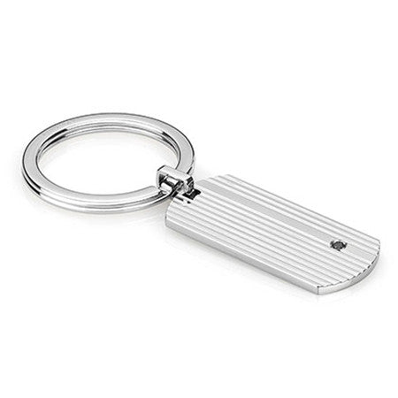 Portachiavi Uomo Montecarlo con Cubic Zirconia Nero 024331/007 - Nomination           