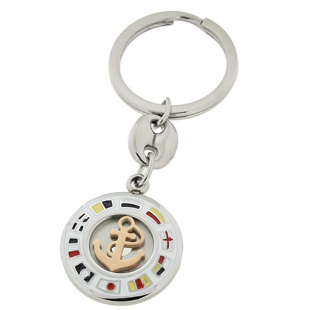 Portachiavi Uomo in Acciaio Ancora Zoppini