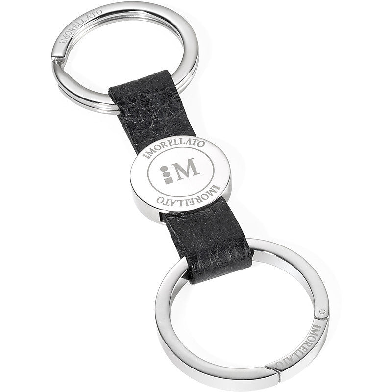Portachiavi Pelle Morellato Acciaio Uomo PVD STRING SU3306