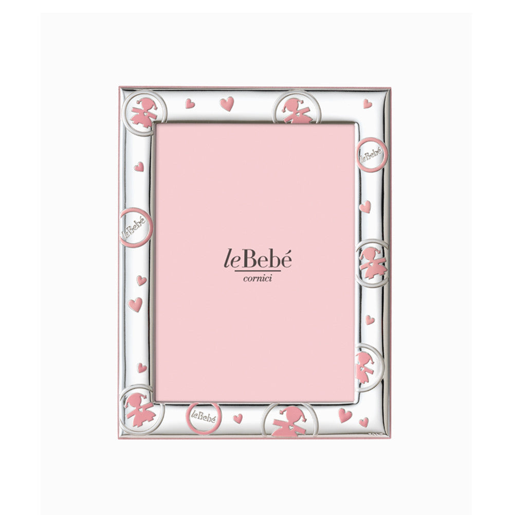 Portafoto Cornice Ciuccio Femminuccia LB208/13R - Le Bebè     