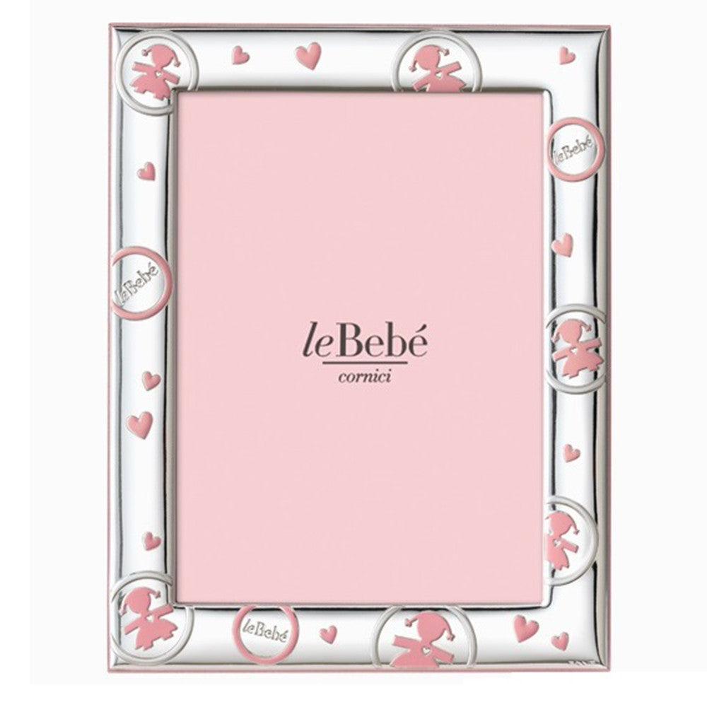 Portafoto Cornice Femminuccia Ciuccio LB208/9R - Le Bebè     
