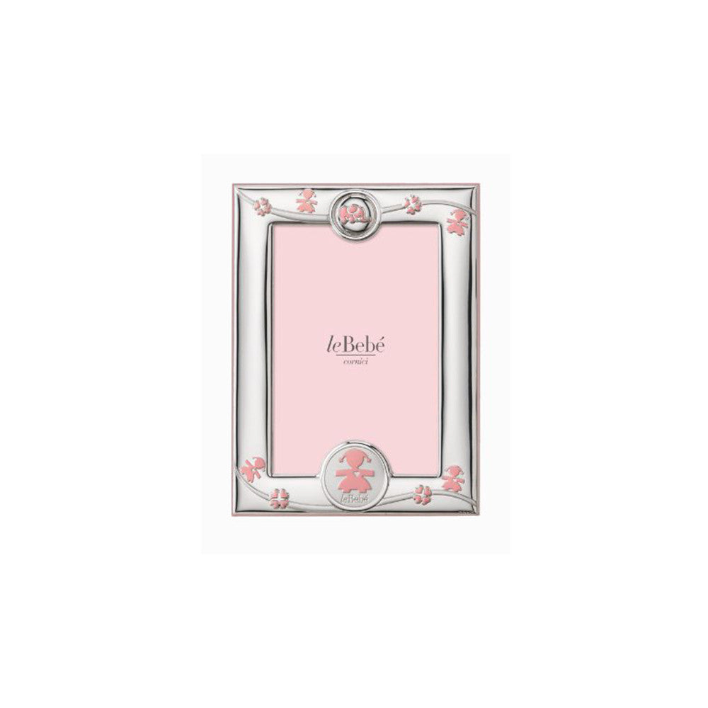 Portafoto Cornice Femminuccia Elefantino LB209/10R - Le Bebè      