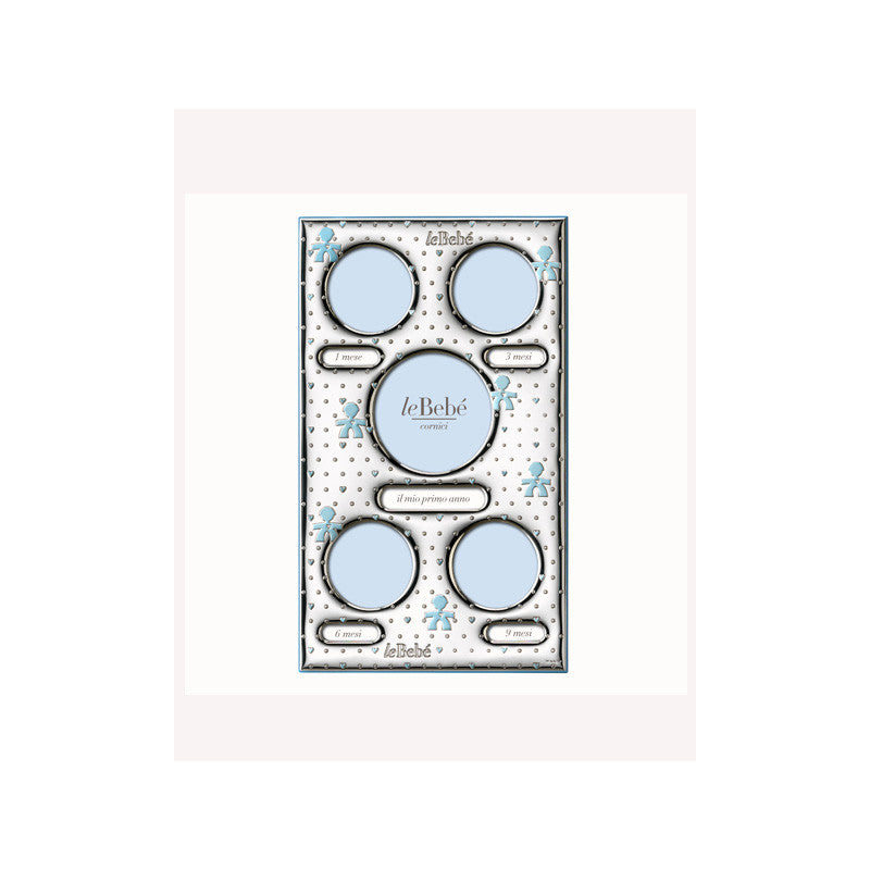 Portafoto Cornice Maschietto Bubble LB206/01C - Le Bebè    