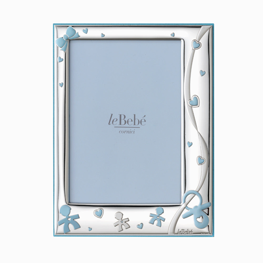 Portafoto Cornice Maschietto Ciuccio LB208/9C - Le Bebè     
