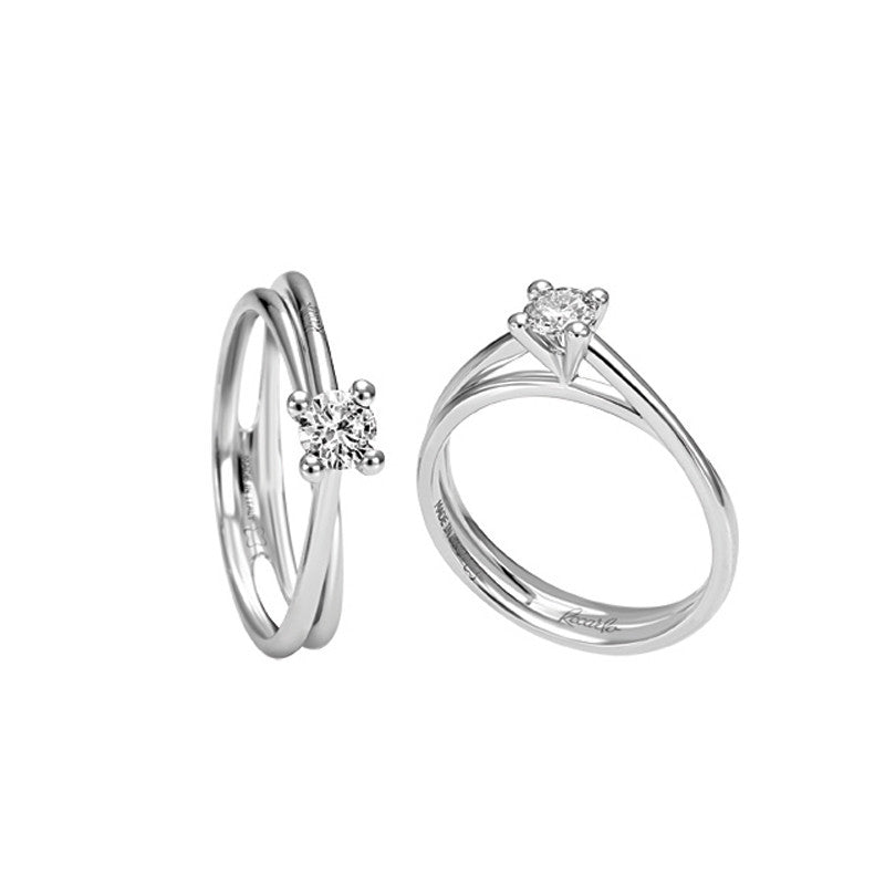 Anello di Fidanzamento Solitario ZL554/030 Recarlo Gioielleria
